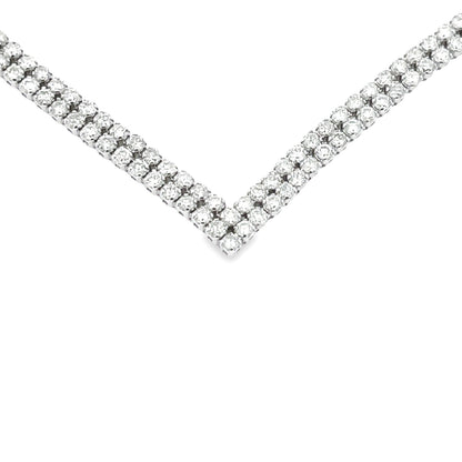 7.00ct Diamond Tennis Necklace 14KT White Gold