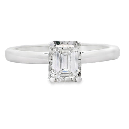 Natural .50ct Lab Grown Diamond  10KT White Gold