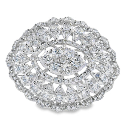 .85ct Diamond Ring 14KT White Gold