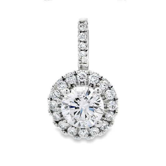 Lab Grown Diamond Fashion Pendants 10KT White Gold