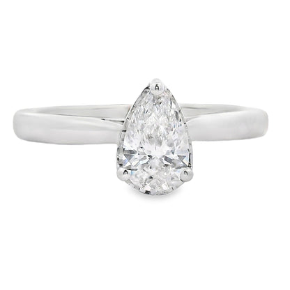 Natural .50ct Lab Grown Diamond  10KT White Gold