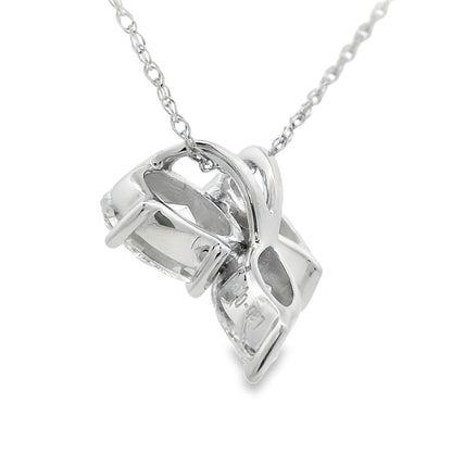 Lab Grown Diamond Fashion Pendants 14KT White Gold