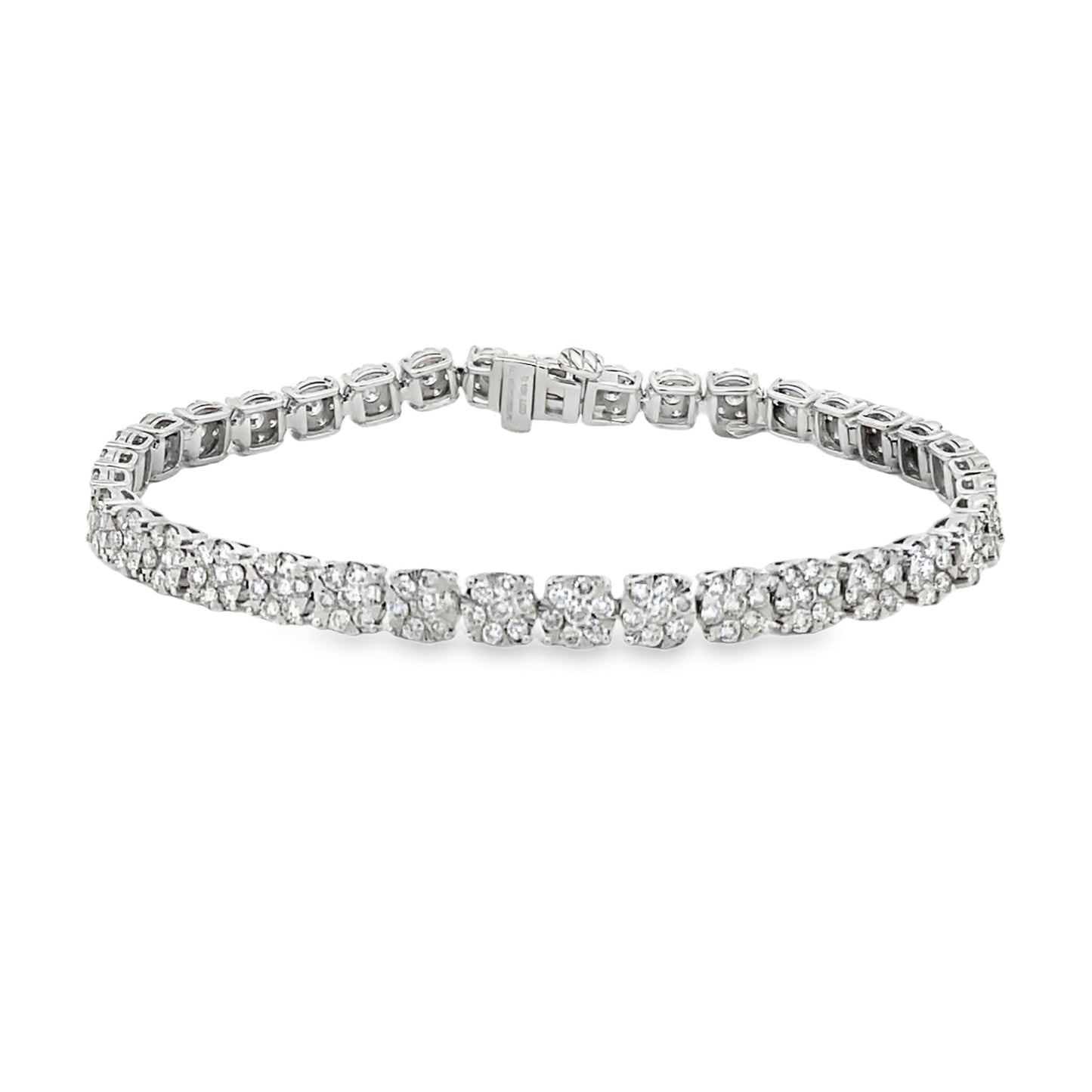 Lab Grown Diamond Tennis Bracelet 10KT White Gold
