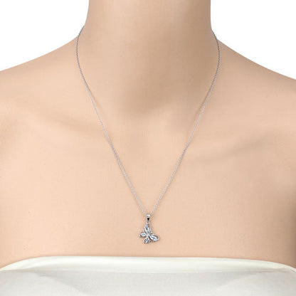 0.78 Carat Genuine Blue Topaz .925 Sterling Silver Pendant