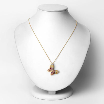 1.62 Carat Genuine Multi Stones .925 Sterling Silver Pendant