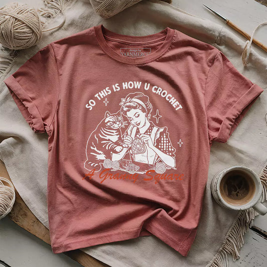 How U Crochet T-shirt