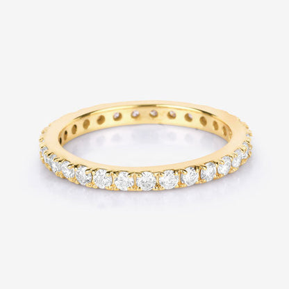 1.00 Carat Lab Grown Diamond 14K Yellow Gold Ring