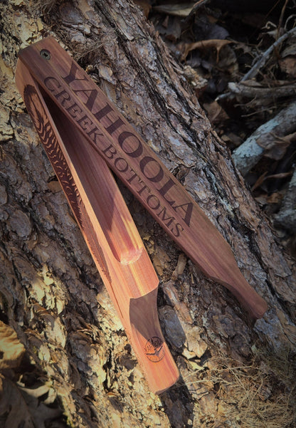 Long Box Call cedar sides Cedar Paddle dugout