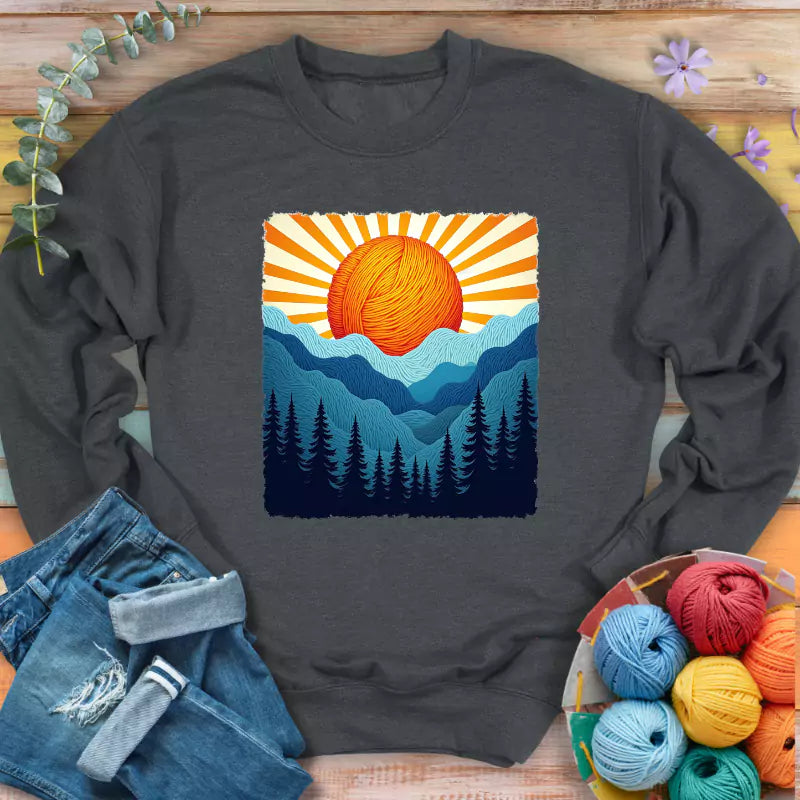 Yarn Sun Sweatshirt