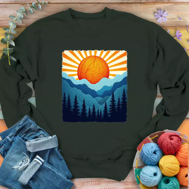 Yarn Sun Sweatshirt