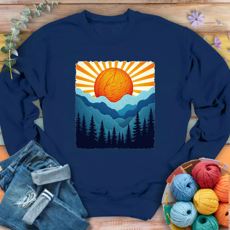 Yarn Sun Sweatshirt