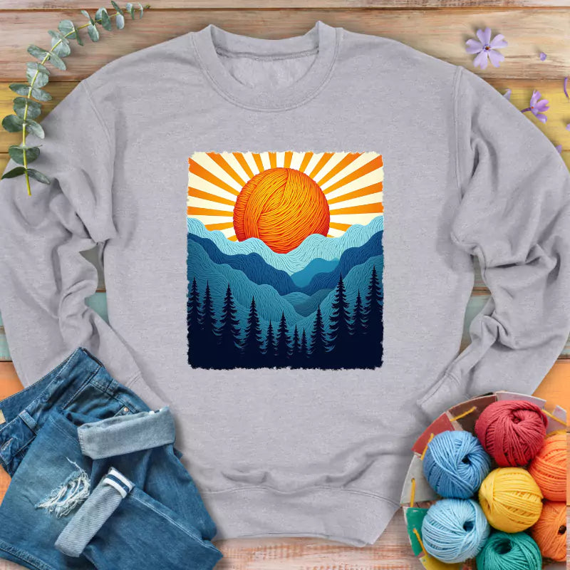 Yarn Sun Sweatshirt